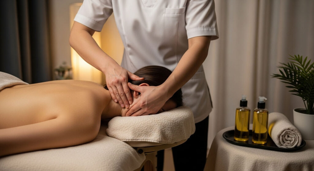 🌿 목과 어깨를 살리는 경추마사지, 제대로 알고 받는 법