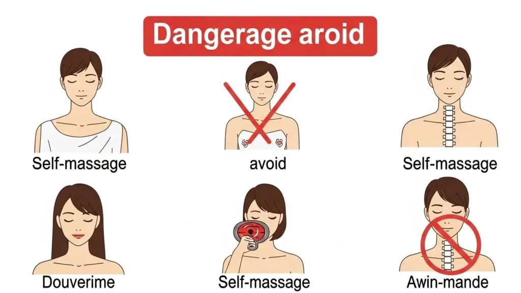셀프 마사지 시 피해야 할 위험 부위와 안전 수칙