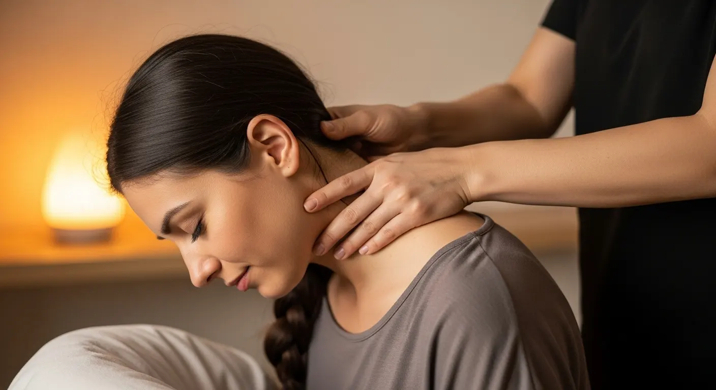 목덜미 마사지 두통 완화법 마사지로 해결하기