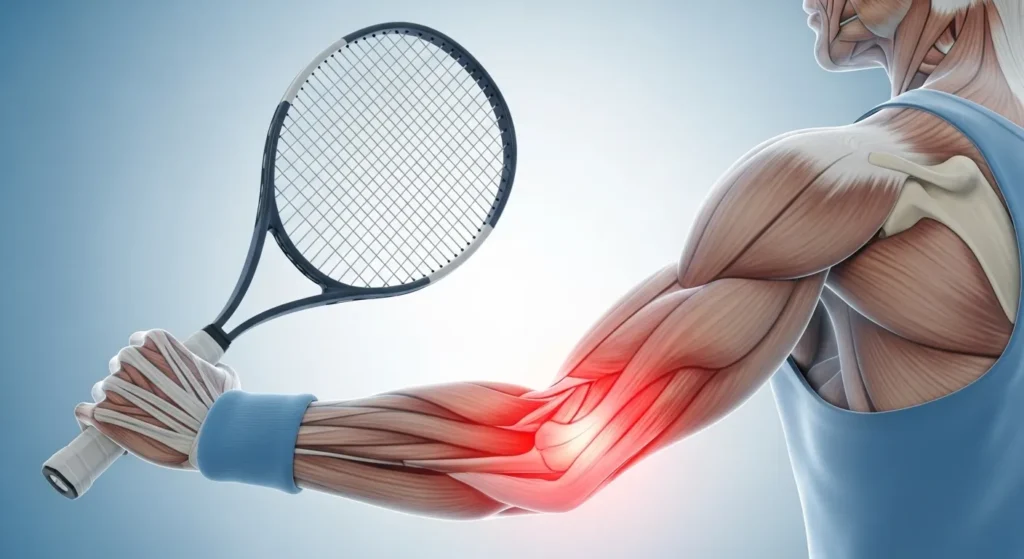 테니스 엘보 완화에 도움 된 스포츠 마사지